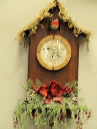 Clock as presented to Woodlands Garden Center on their 50th anniversary